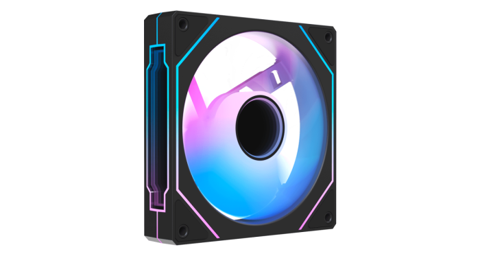 Вентилятор для корпуса Ocypus Gamma F12 BK ARGB REVERSE BLADE 120x120x25mm 800-1600RPM Черный