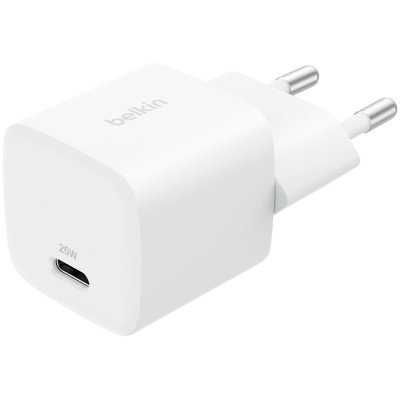 BELKIN 25W USB-C PD WALL CHARGER WITH PPS, WHT