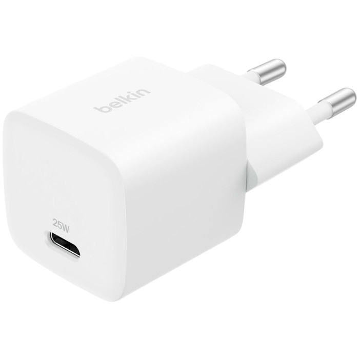 BELKIN 25W USB-C PD WALL CHARGER WITH PPS, WHT