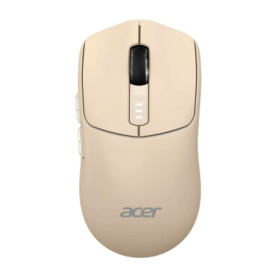 Mouse Acer OMR312, Wireless, Optical 3200 dpi, 5 button, Li-pol,  BT/2.4GHz/USB, Beige