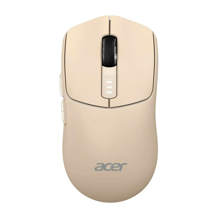 Mouse Acer OMR312, Wireless, Optical 3200 dpi, 5 button, Li-pol,  BT/2.4GHz/USB, Beige
