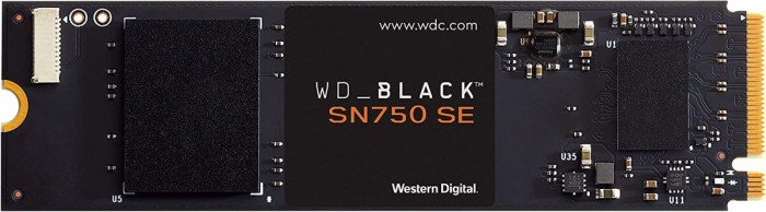 Твердотельный накопитель  500GB SSD WD BLACK SN750 SE PCIe M.2 2280 R3600Mb/s W2000MB/s WDS500G1B0E