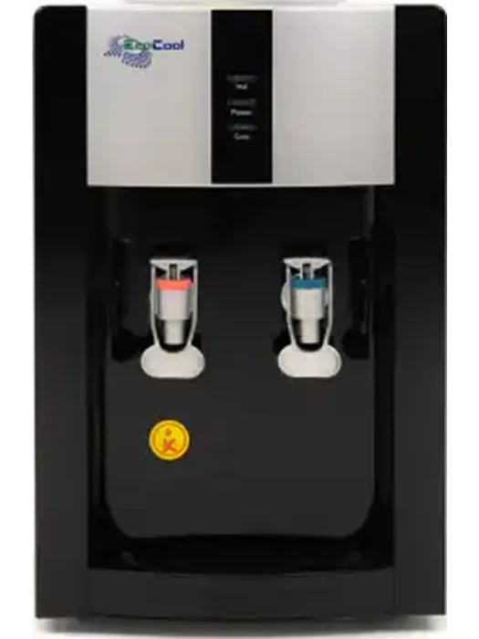 Настольный диспенсер EcoCool 16TA (black-silver) — охлаждение и нагрев воды