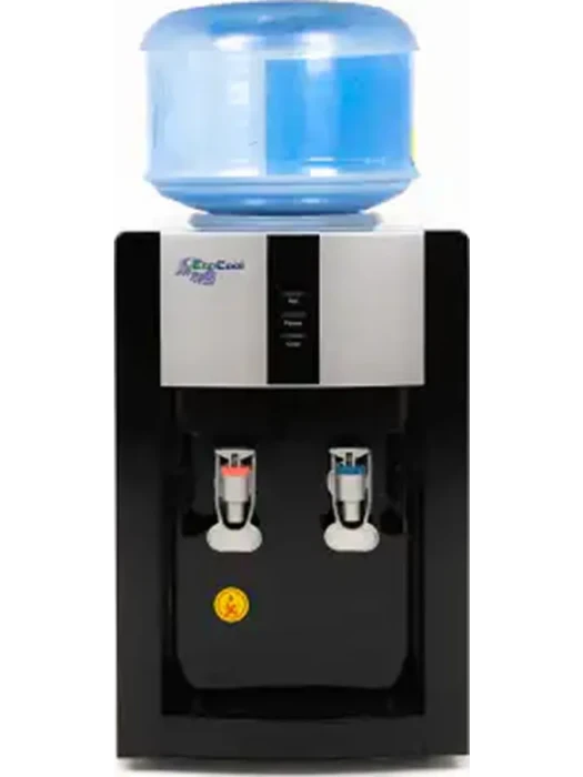 Настольный диспенсер EcoCool 16TA (black-silver) — охлаждение и нагрев воды