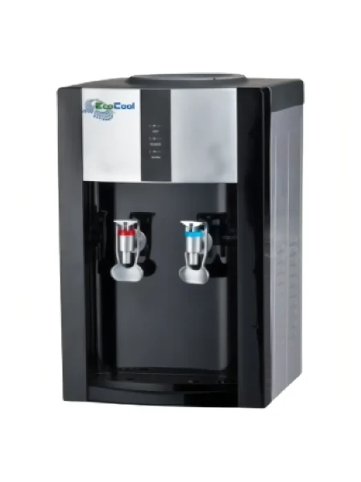 Настольный диспенсер EcoCool 16TA (black-silver) — охлаждение и нагрев воды