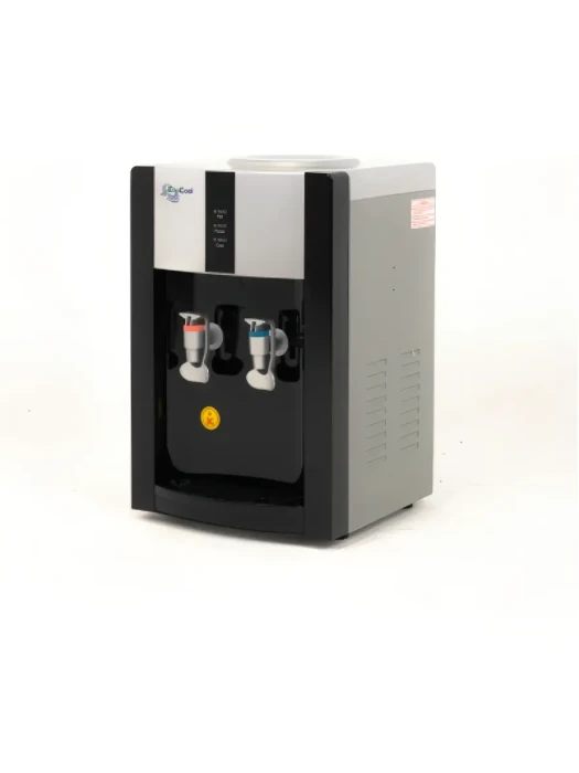 Настольный диспенсер EcoCool 16TA (black-silver) — охлаждение и нагрев воды