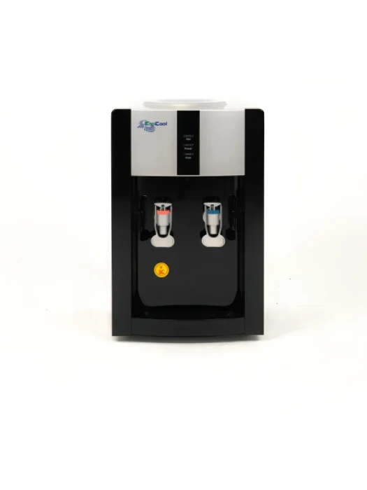 Настольный диспенсер EcoCool 16TA (black-silver) — охлаждение и нагрев воды