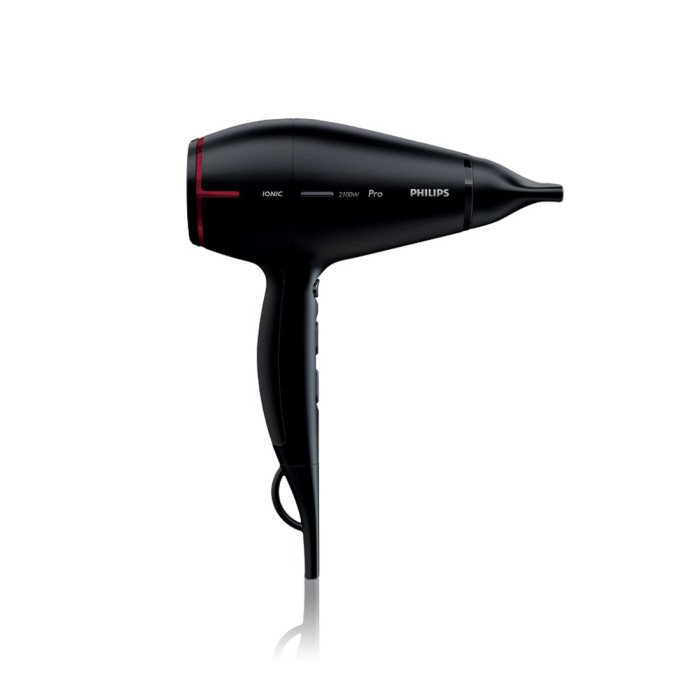 Фен, Philips, Prestige Pro HPS910/00, Мощность 2100 Вт, Тип мотора AC, Технология ThermoProtect, 6 настроек температуры и скорости, Холодный обдув, Цвет черный