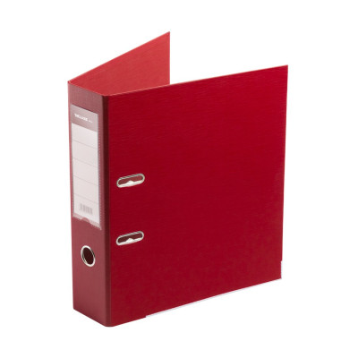 Папка-регистратор Deluxe с арочным механизмом, Office 3-RD24 (3&quot; RED), А4, 70 мм, красный