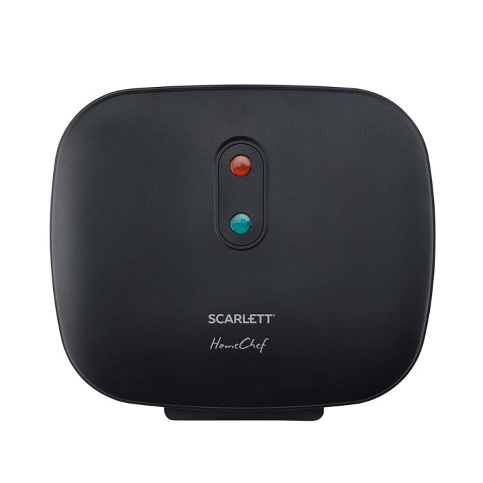 Гриль, Scarlett, SC-EG350M07, Мощность 1000 Вт, Антипригарное покрытие, Рабочие панели несъемные, Размер 26х16, Черный