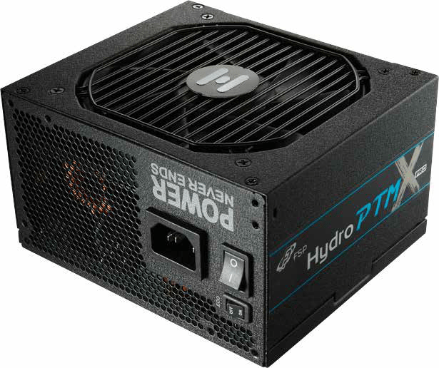 БП FSP Hydro PTM X PRO ATX3.0, HPT3-1000M Gen5, 1000W, 80 PLUS Platinum,Full Modular,ATX12V V3.0,PCIe 5.0,Black,Retail