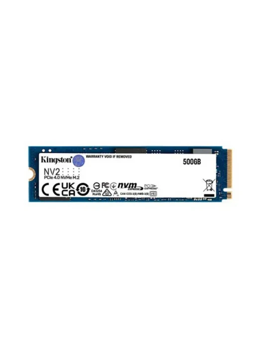 Твердотельный накопитель SSD Kingston NV2 500G M.2 2280 NVMe PCIe 4.0, Read Up to 3500, write Up to 2100, SNV2S/500G