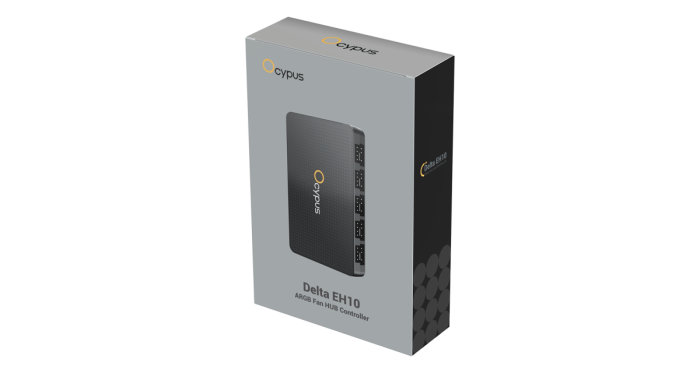 Контроллер Delta EH10 BK PRO, Управление PWM/ARGB Черный