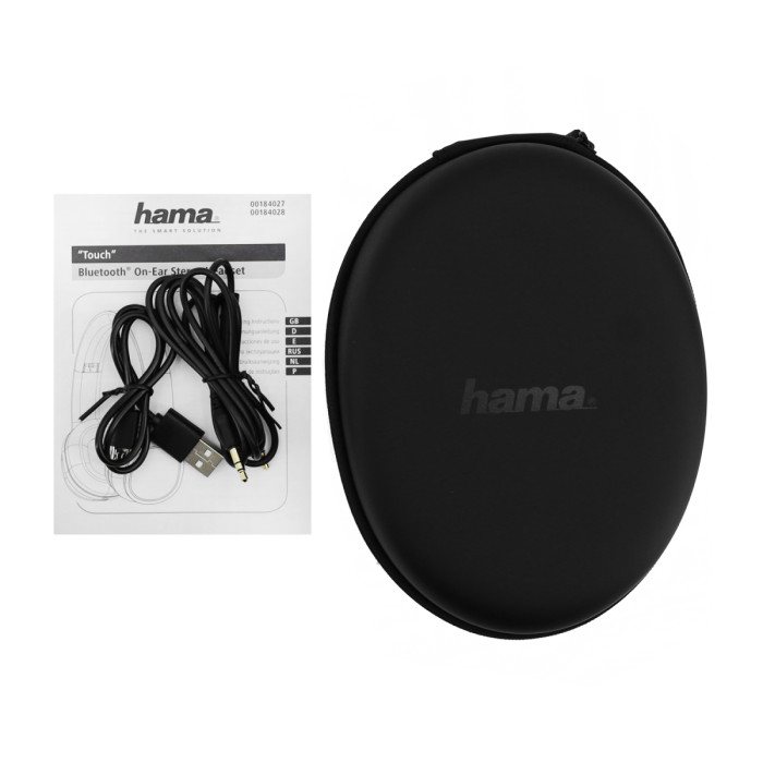 Bluetooth garnitura Hama Touch, 00184027, BT 4.1, 20-20000Hz, 32ohm,  Black