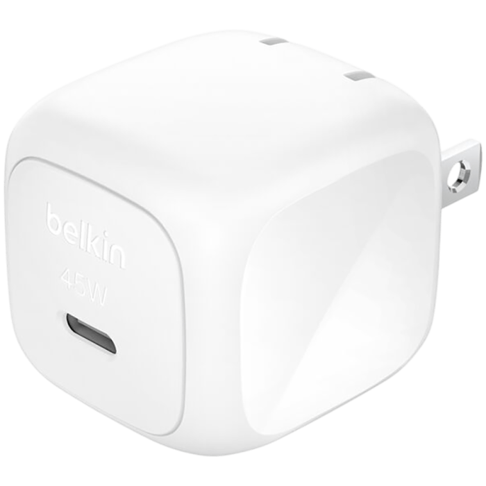 BELKIN 45W USB-C PD WALL CHARGER WITH PPS, WHT