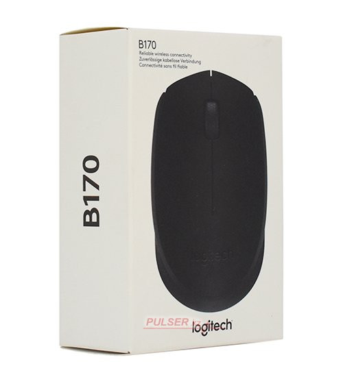 Mouse Logitech B170 Wireless, optical, 1AA, USB, [910-004798], black