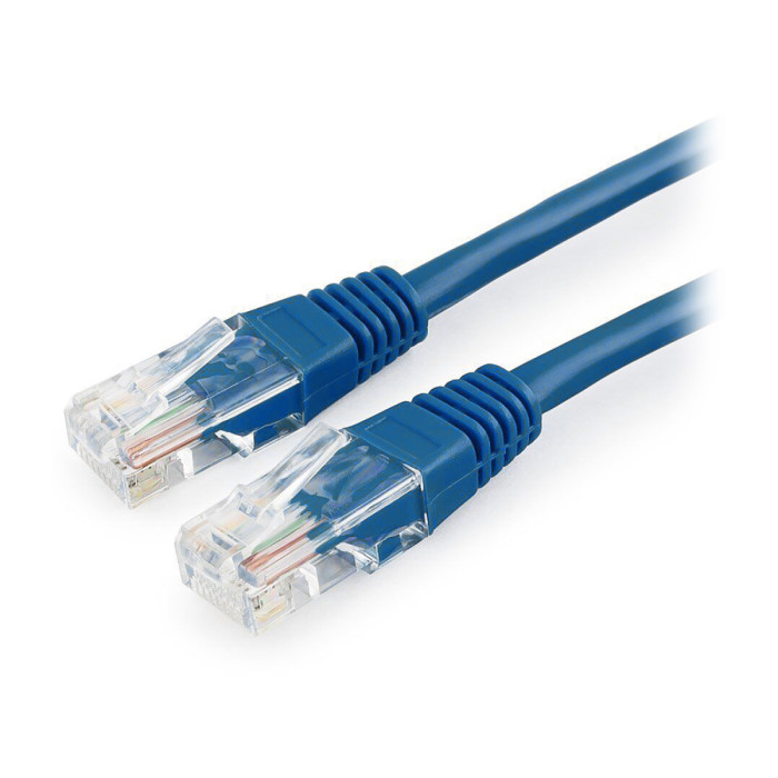 Cable  Patch cord  UTP 5e-Cat  1 m Гарнизон PC-UTP-5e-1-B, blue