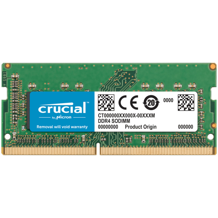 Crucial 32GB DDR4-2666 SODIMM for Mac CL19 (16Gbit)