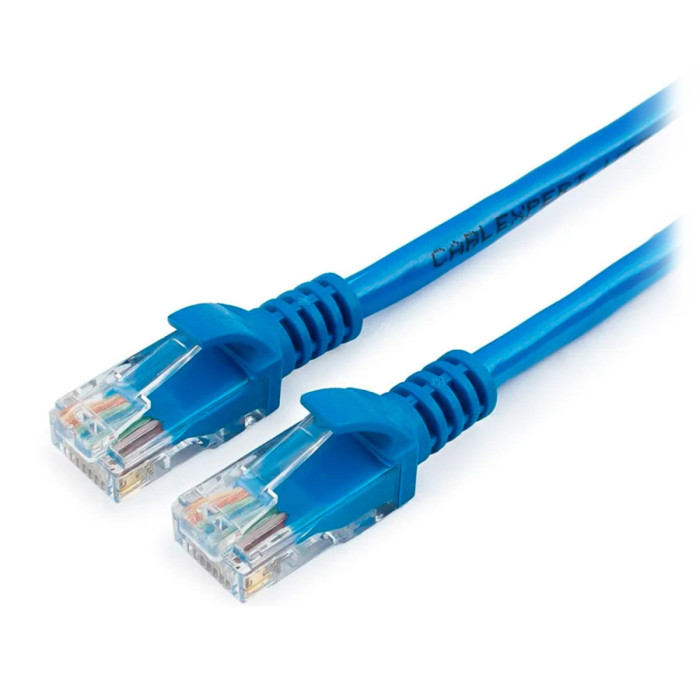 Cable  Patch cord  UTP 6-Cat  0.25 m CablexpertPP6U-0.25M/B, синий