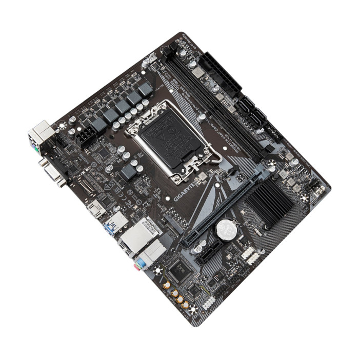 MB Socket1700, MATX, iH610 (D-Sub+HDMI), Gigabyte H610M H V2, 2DDR5, PCIx16, PCIx1
