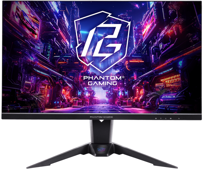 Монитор 27" ASRock PG27QFT2A IPS 2560x1440@180Hz 1мс 400cd/m2 1000:1 2xHDMI DP 2x2W WiFi Black