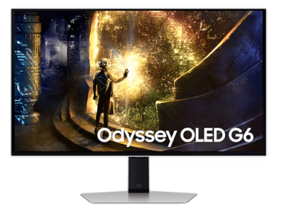 Монитор 27&quot; SAMSUNG LS27DG612SIXCI, OLED, 2560x1440 240Hz 0,03мс 250кд/м2 1млн:1 2xHDMI 1xDP 2xUSB