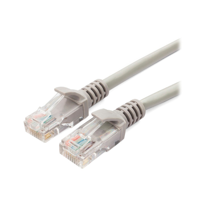 Cable  Patch cord  UTP 5e-Cat  0.5 m Cablexpert PP10-0.5M, серый