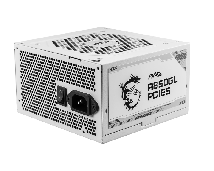 Блок питания MSI MAG  A850GL PCIE5 WHITE, 850W PCIE5  80+ GOLD Full Modular MAG A850GL PCIE5 WHITE
