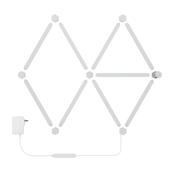 Smart lighting Starter kit Nanoleaf Lines, (NL59-K-0002LW-9PK-UK), White, 9 Pack