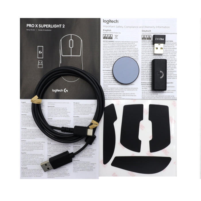 Mouse Logitech G Pro X Superlight 2 , optical, dpi 100-44000, [910-006630], black