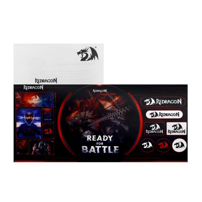 Mouse Redragon Bomber, Optical 500-6200 dpi, USB, (71277)