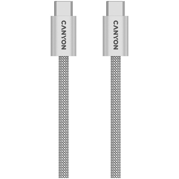 CANYON cable OnWire 60MG C-C 60W Magnet Braided 1m Light Grey
