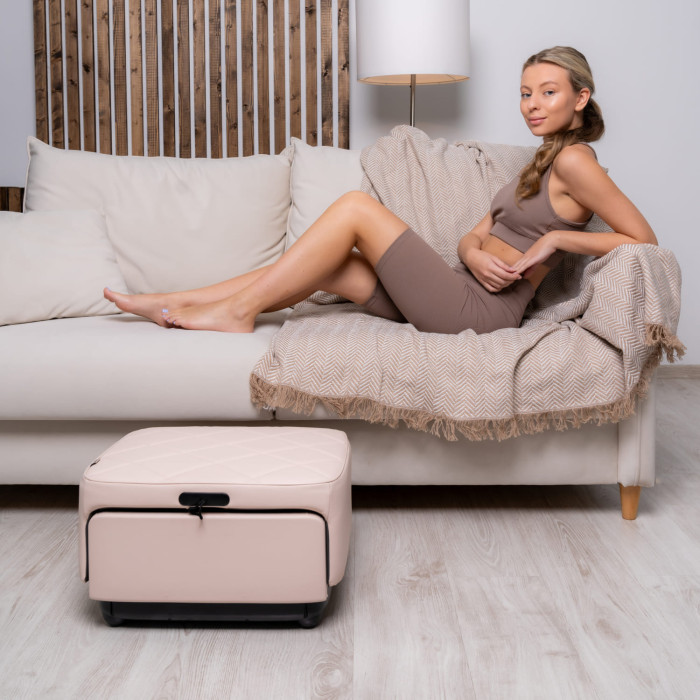 PUF массажер для ног (бежевый)