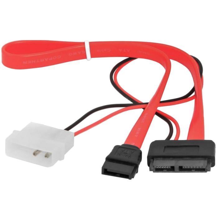 Cable converter for power supply, Molex, 2m -> 2 x SATAf, Cablexpert CC-SATA-C2