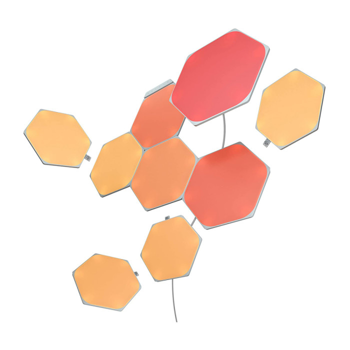 Smart lighting Starter kit Nanoleaf Shapes, Hexagon, (NL42-0002HX-9PK), White, 9 Pack