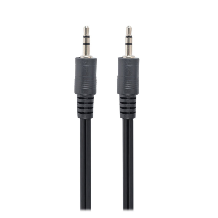 Cable Audio, 3.5mm/m - 3.5mm/m, Cablexpert CCA-404, AUX, 1.2m, black
