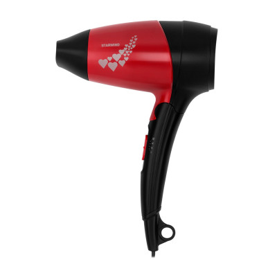 Фен Starwind SHD 7065 1400Вт черный/красный