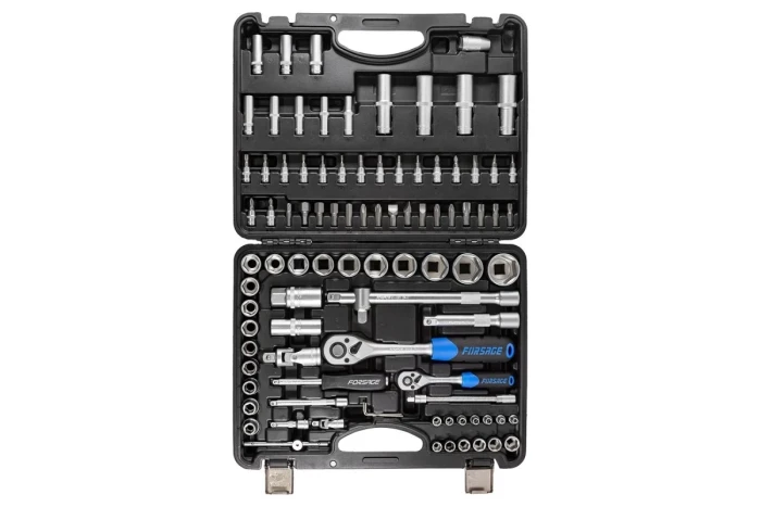 Набор инструмента 94 предмета 1/4"&1/2" (6-гран.)(4-32мм) 8992        F-4941-5