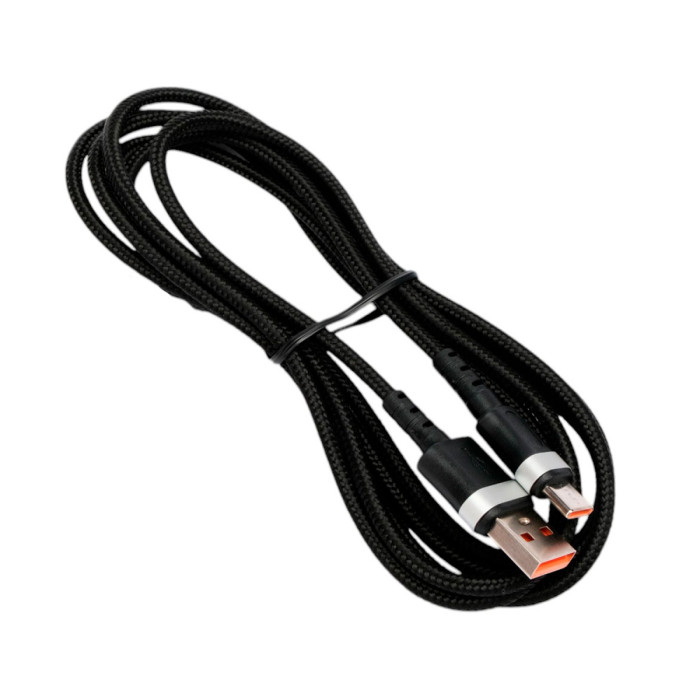 Cable USB Type A - Type C, 1.8м, Cablexpert CCP-USB2-AMCM-66W-1.8M, 6A/66w, Black