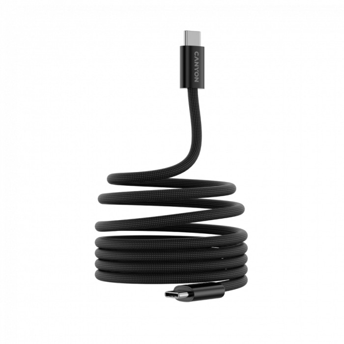 CANYON cable OnWire 60MG C-C 60W Magnet Braided 1m Black