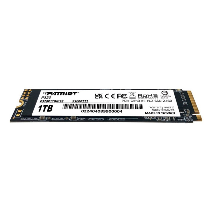 Твердотельный накопитель SSD Patriot P320 1TB M.2 NVMe PCIe 3.0x4
