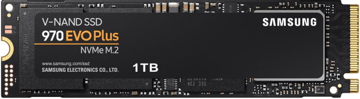 Твердотельный накопитель 1000Gb SSD Samsung 970 EVO Plus M.2 PCIe R3500Mb/s W3300MB/s MZ-V7S1T0BW