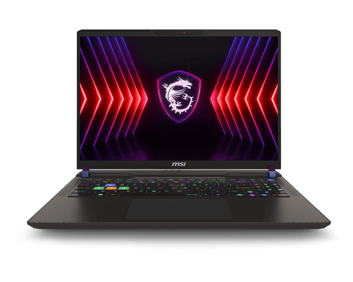 NB MSI Vector 16 HX A14VHG-833XKZ 16" QHD IPS 240Hz, i7-14700HX 32GB,1TB SSD,RTX4080,DOS Cosmos Gray