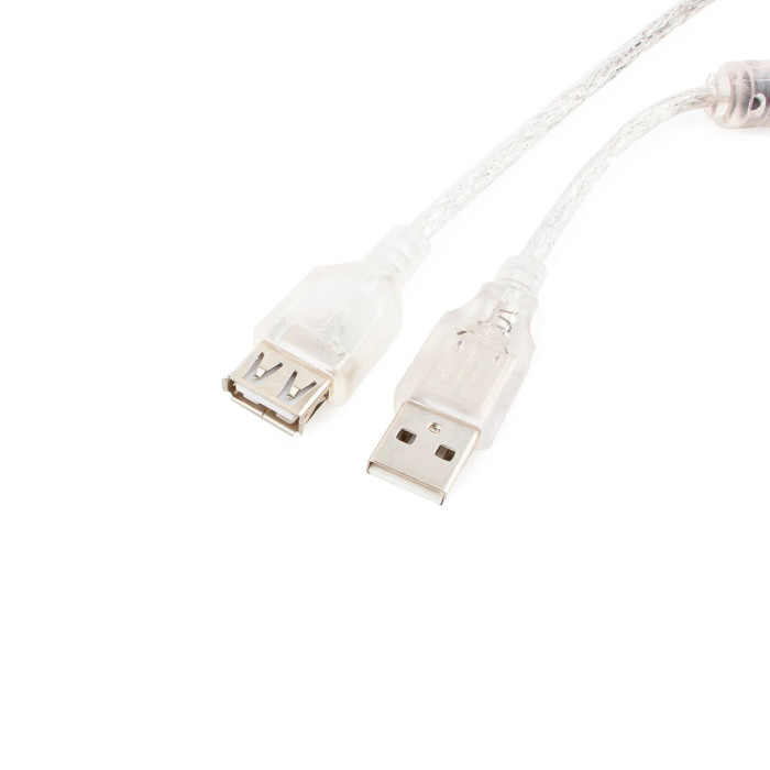 Cable USB (удлинитель) Type Am- Af, 0.75m, Cablexpert CCF-USB2-AMAF-TR-0.75M, USB 2.0