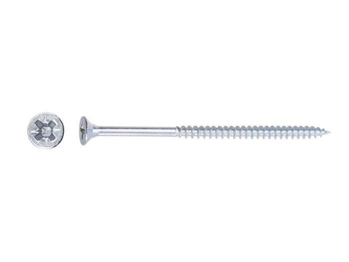 Шуруп универсальный 6.0х70 мм белый цинк (50 шт в пласт. конт.) STARFIX