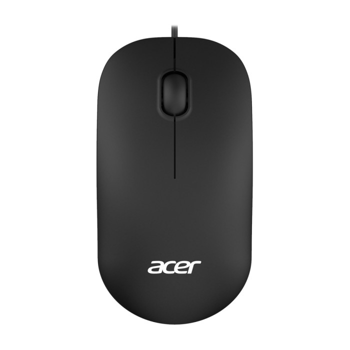 Mouse Acer OMW122, Optical 1200 dpi, 3 button, 1.5m cable, USB, black