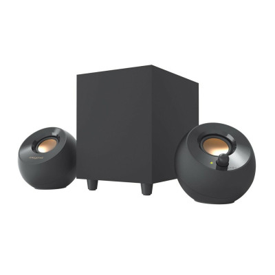 SPK active Creative Pebble PLUS 2.1 черный 8Вт T, [51MF0480AA000], black