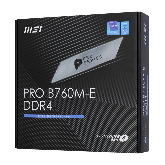 MB Socket1700, MATX, iB760 (VGA+HDMI), MSI PRO B760M-E DDR4, 2DDR4, PCIx16, PCIx1