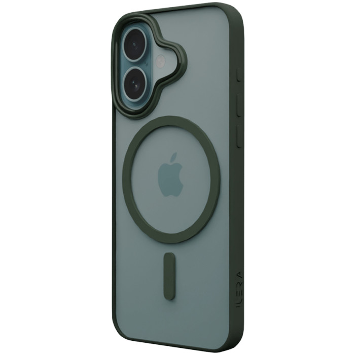 iLeraGo ColorAnt Clear Case, Deep Green for iPhone 16