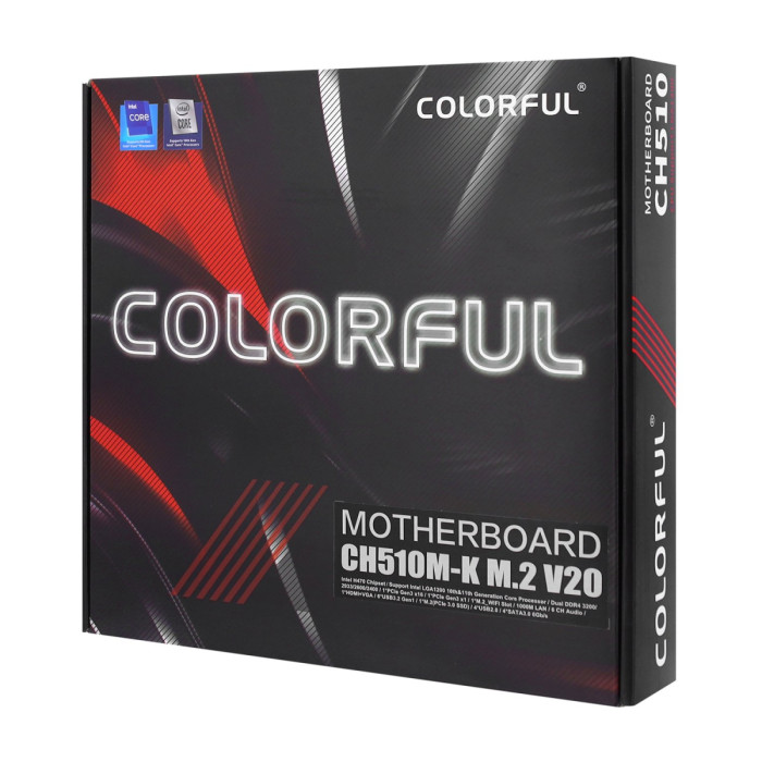 MB Socket1200, MATX, iH510 (VGA+HDMI), Colorful H510M-K M.2 V20, 2DDR4, PCIx16, PCIx1